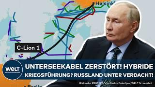 FINNLAND & DEUTSCHLAND: In Sorge! Opfer von russischer Sabotage? Unterseekabel C-Lion1 zerstört