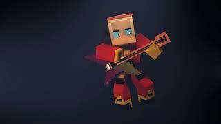 Blender Eevee Test: Minecraft Rig