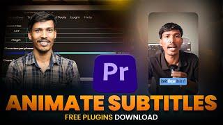 How to Make Smooth Animated Subtitles in Premiere Pro | Download Free Plugin