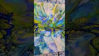 Green & Gorgeous-Acrylic Pour Painting #coolart #abstractart #fluidacrylics #artwork