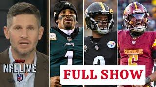 [FULL] NFL LIVE | Dan Orlovsky on Jalen Hurts is back; Commanders vs Buccaneers; Steelers vs Ravens