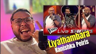 Liyathambara (ලියතඹරා) | Kanishka Peiris |  Live Shows | The Voice Sri Lanka | BAGRECELOS REACTS