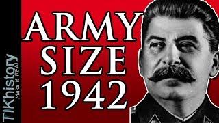 How BIG were Soviet Armies and Divisions in 1942? And what impact did this have?