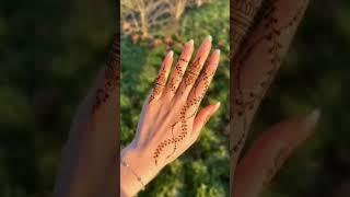 Aesthetic minimal henna designs#mehendidesign#entertainment#shorts #viral #shortsvideo #eid