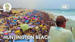 [4K] ‍️ Summertime | Huntington Beach California | Walking Tour