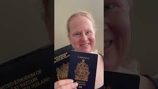 Collecting Passports? A GEN X STORY #travel #vancouver #passports #canada #uk #genx  #shorts
