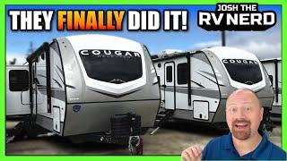 NEW to Cougar RVs.. it's about time they did this! 2025 Cougar 29RLP Travel Trailer by Keystone