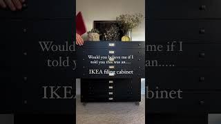 IKEA Gallant Hack To Beautiful Filing Cabinet #ikea #ikeahacks #ikeahack