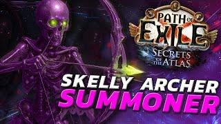 MY LEAGUE STARTER BUILD! - Skelly Archer Minion Summoner [PoE 1 Secrets of Atlas]