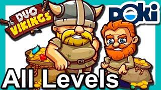 Duo Vikings All levels [FULL GAMEPLAY] poki.com