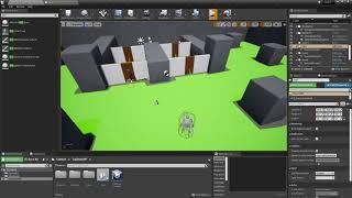 Unreal Engine 4 Tutorial: Using Nav Links to make a character walk through doors