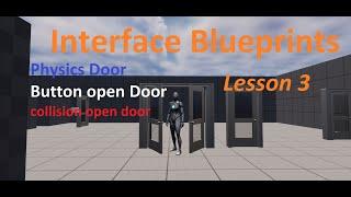 Unreal Engine 5.1.1 Blueprint Interface ( interact, lesson 3)