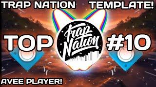 TOP 10 TRAP NATION TEMPLATE ON AVEE PLAYER!!