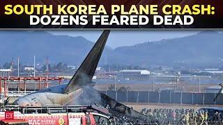 South Korea: The Moment when a plane veers off the runway at Muan airport, erupts into fireball