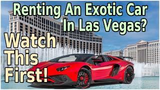 Las Vegas Exotic Car Rentals - EVERYTHING You Need To KNOW! HOW MUCH IT REALLY COSTS?!