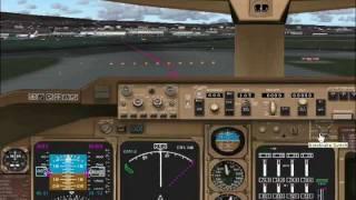 Flight Simulator 2004: 747 flight from Los Angeles to San Fransisco