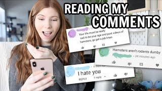Reading my YouTube Comments