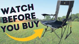 Outdoor comfort with GCI Outdoors Roadtrip Rocker Chair