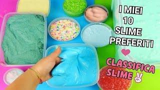 I MIEI SLIME PREFERITI (CLASSIFICA SLIME) + ASMR Iolanda Sweets