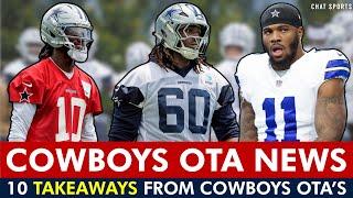 10 Cowboys OTAs Takeaways Ft. Tyler Guyton, Micah Parsons, Joe Milton, Dak Prescott & Miles Sanders