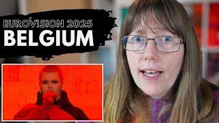 Vocal Coach Reacts to Red Sebastian 'Strobe Lights' Belgium Eurovision 2025