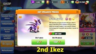 2nd Ikez Ancient 129 Piece-Dragon Mania legends | Total 3387 Talisman In Pokralle ancient event