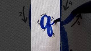 HandLettering With Me ️ #nhuandaocalligraphy #shorts #lettering