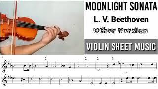 Free Sheet || Moonlight Sonata - Beethoven || Violin sheet music