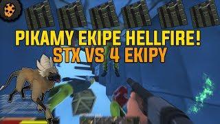 #279 HurtWorld - Pikamy ekipe HellFire | STX VS 4 EKIPY | ZADYMA!