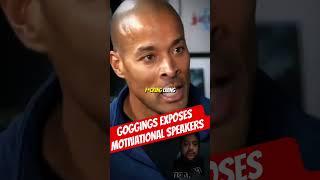 David Goggins Exposes Fake Motivational Speakers and Inspires Authenticity #viral #reels #trending