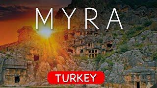 TRAVEL: St Nicholas Church, Myra Amphitheatre, Lycian Tombs, TURKEY | [4K]