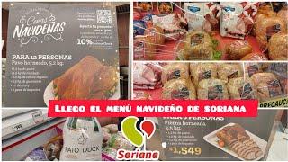 MENU NAVIDEÑO SORIANA PAVOS, PATO, JAMON, PAQUETES NAVIDEÑOS‼️️️