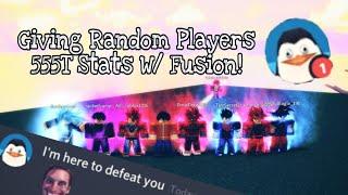 Giving Random Players 555T Stats W/ Fusion! 