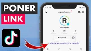 CÓMO PONER UN LINK EN TIKTOK 