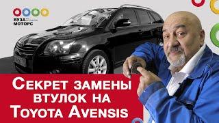 Замена втулок стабилизатора Toyota Avensis