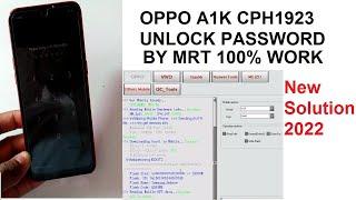 OPPO A1K CPH1923 UNLOCK PASSWORD REMOVE BY MRT 100% WORK New Solution 2022