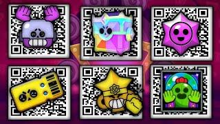 NEW FREE  QR CODE 2024  STUFF BRAWL STARS 2024  QR CODE BRAWL STARS