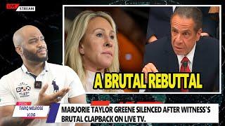 Marjorie Taylor Greene SILENCED After Witness's BRUTAL Clapback On LIVE TV.