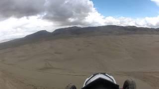 snowmobile on sand  ski doo freeride