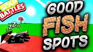 Good places to get FISH/TRAP in Slap Battles Roblox