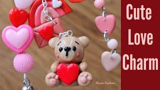 Cute Love Charm/ Valentine's Day Gift Ideas/ Clay Craft