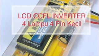 LCD CCFL Inverter 4 Lampu 4 Pin Kecil Backlight Driver Universal