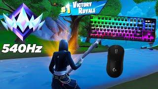 SteelSeries Apex Pro TKL ASMR  Ranked  Solo's Satisfying Fortnite Gameplay 240FPS 4K