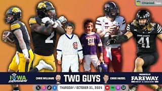 Two Guys: Iowa State goes for 8-0, Iowa defends Heartland Trophy, Halloween debate (Oct. 31, 2024)