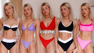 CUPSHE bikini try on haul an HONEST review