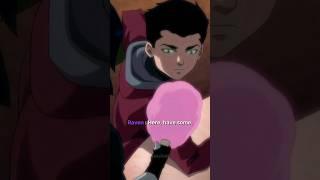 Damian Wayne tries Cotton candy for the first time  | #shorts #justiceleaguevsteentitans #raven