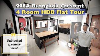 Home Tour | Unblocked Greenery View | 4 Room HDB Flat at 998A Buangkok Crescent | LoukProp Homes