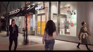 Amazon Go: Just Walk Out technology and Amazon One shopping experience (30-second version)