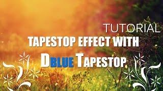 FL studio basics | how to make a TapeStop effect using the dblue_tapestop plugin