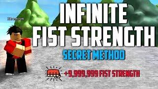 HOW TO GET INFINITE FIST STRENGTH | AFK FARMING IN ROBLOX SUPER POWER TRAINING SIMULATOR